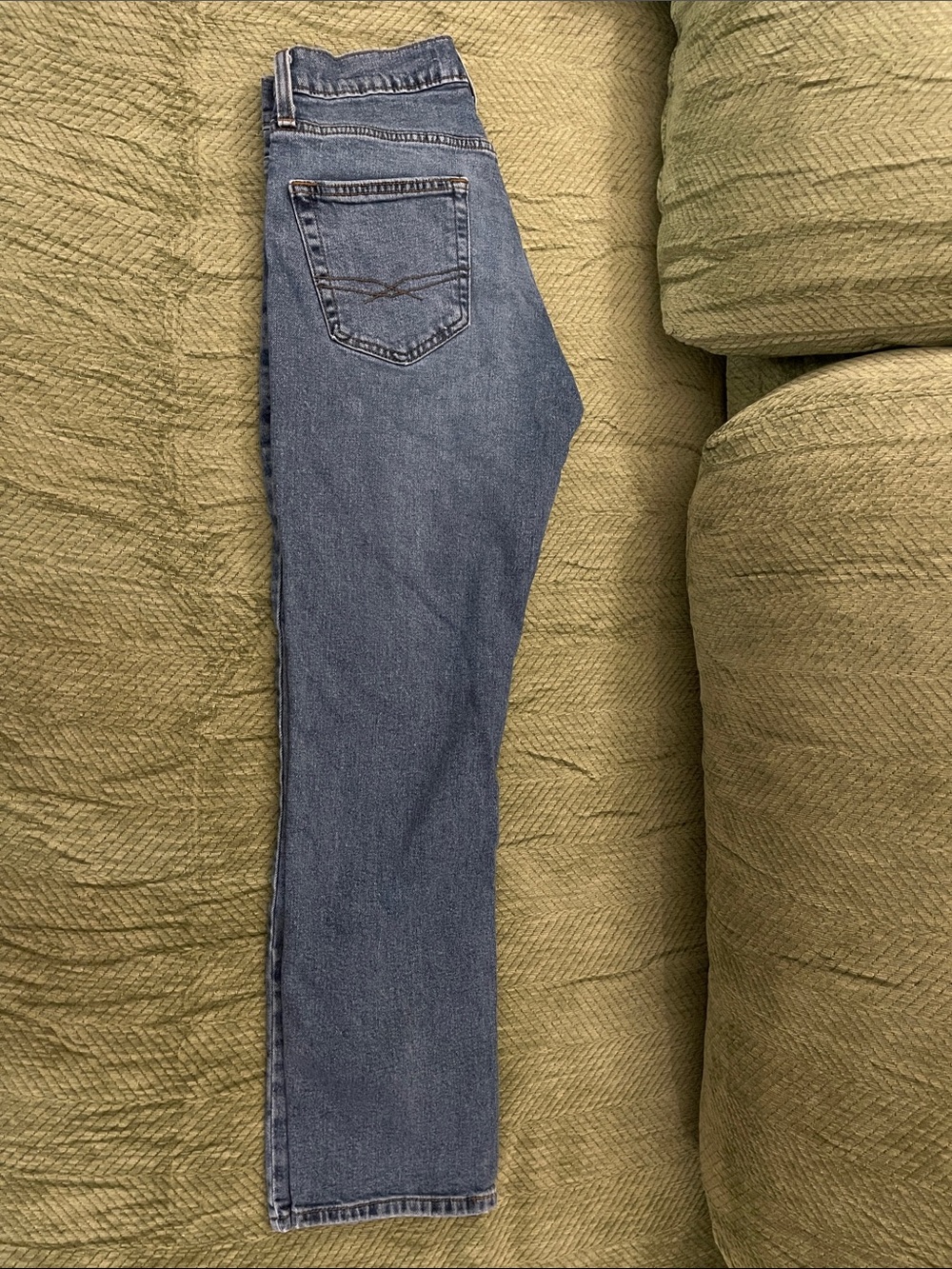 Levi's Athletic Mid-Blue Straight Jeans